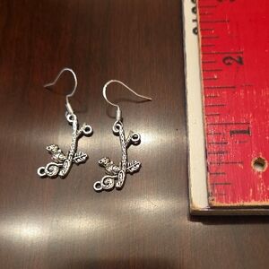Silver Branch Earrings